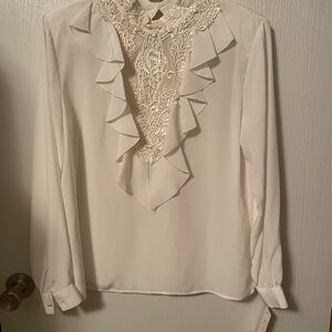 Vintage 70s-80s Eva Laurel New York Victorian Blouse SZ 10 RARE NWT